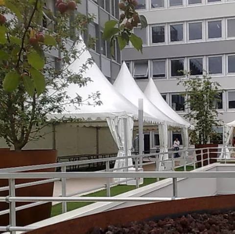 Location tente garden 5x5m pagode modulable et espace patio restreint
